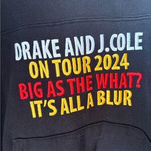 Drake Tour Hoodie with Colorful Embroidery